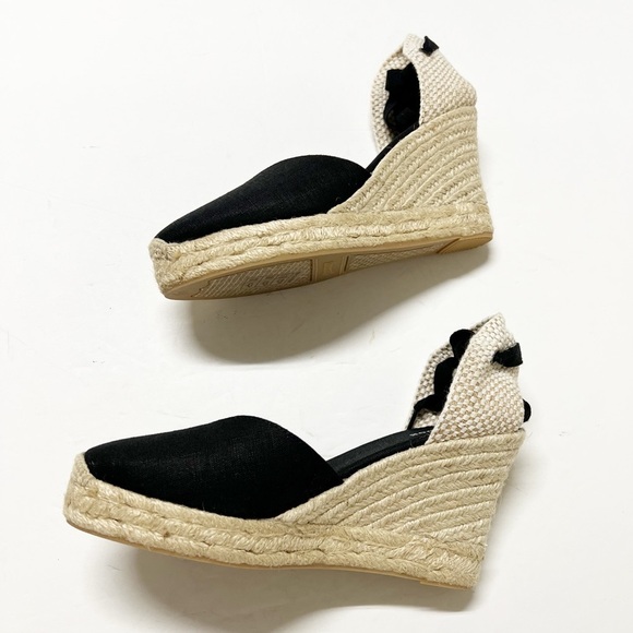 Soludos Black and Cream Espadrilles - Picture 7 of 9